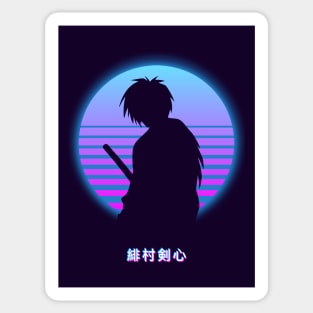 Rurouni Kenshin - Retro 80s Sticker